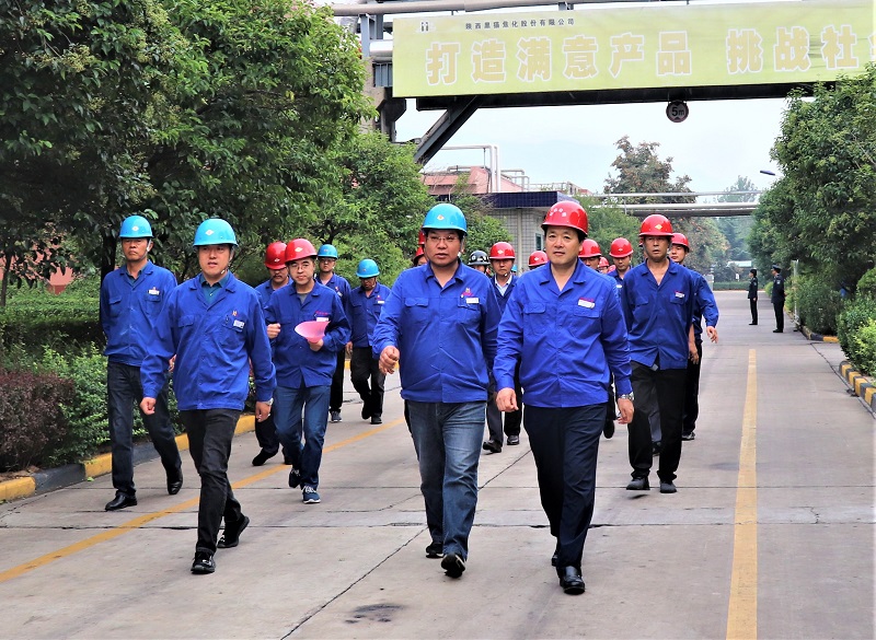 韓城市侃達(dá)煤焦公司董事長(zhǎng)底宗林一行來(lái)公司調(diào)研考察