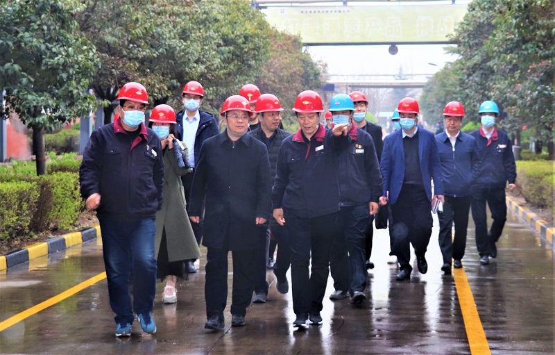 陜西省委組織部王宏斌一行調(diào)研公司黨建和生產(chǎn)經(jīng)營(yíng)情況 陜西省委組織部王宏斌一行調(diào)研公司黨建和生產(chǎn)經(jīng)營(yíng)情況