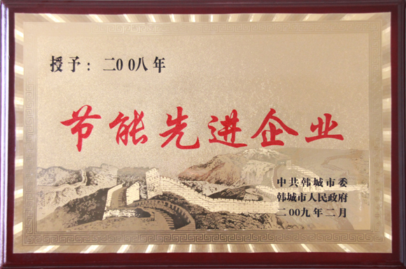 節(jié)能先進(jìn)企業(yè)